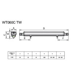 30W Cool White LED Batten Linkable Kit PHILIPS Ledinaire WT060C TW1 - 1200mm (4ft) -LumiCraft Sales Store E12868 02