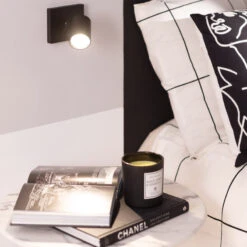 Edit Gylu Single Wall Spotlight - Black -LumiCraft Sales Store E1370 54