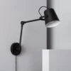 Edit Kylie Wall Light With Plug - Black