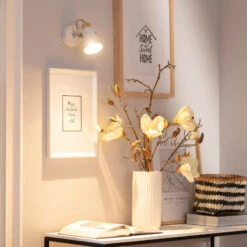 Edit Mara Single Wall Spotlight - White -LumiCraft Sales Store E1433 002