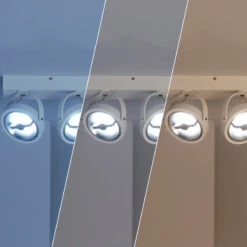 Cree 30W Dimmable Cool White LED Twin Surface Spotlight - White -LumiCraft Sales Store E1460 002