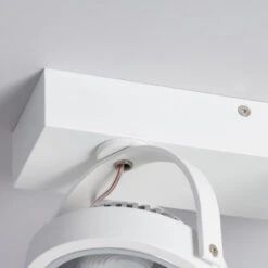 Cree 30W Dimmable Cool White LED Twin Surface Spotlight - White -LumiCraft Sales Store E1460 003