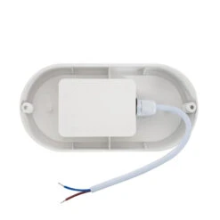 Hublot Oval 25W LED Flush Wall Light With Radar Motion Sensor - White -LumiCraft Sales Store E1650 002