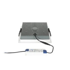 SAMSUNG New Aero Slim Square Microprismatic 40W Cool White LED Downlight Cutout 210x210mm With LIFUD Driver - White -LumiCraft Sales Store E1717 004