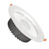 Round 30W Daylight COB LED Downlight Cutout 200mm - White -LumiCraft Sales Store E1810 001