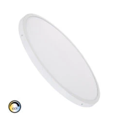 Round 48W Selectable White LED Flush Ceiling Light 600 Mm