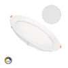 Slim Round 20W Microprismatic Selectable White LED Downlight Cutout 205mm LIFUD Driver - White 2 Slim Round 20W Microprismatic Selectable White LED Downlight Cutout 205mm LIFUD Driver - White -LumiCraft Sales Store E1890 001