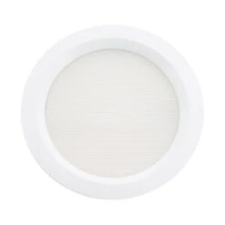 SAMSUNG New Aero Slim Round Microprismatic 40W Colour Selectable LED Downlight Cutout 200mm With LIFUD Driver - White -LumiCraft Sales Store E1895 002