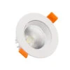 Round 15W Warm White COB LED Adjustable Downlight Cutout 110mm - White 2 Round 15W Warm White COB LED Adjustable Downlight Cutout 110mm - White -LumiCraft Sales Store E1986 001