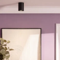 Edit Quartz Flush Ceiling Light - Black -LumiCraft Sales Store E2732 003