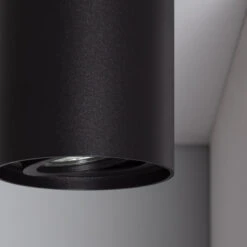 Edit Quartz Flush Ceiling Light - Black -LumiCraft Sales Store E2732 005