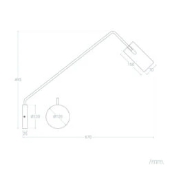 Edit Magno Wall Light - Black -LumiCraft Sales Store E2778 004