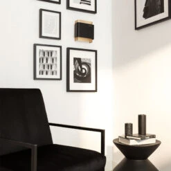 Edit 6W LED Flush Wall Light - Black -LumiCraft Sales Store E2826 004