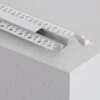 2M Integrated Plaster/Plasterboard Aluminium Profile With Continous Translucent Cover For LED Strips Up To 15mm -LumiCraft Sales Store E28701 01