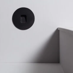 Edit Grasset Warm White LED Round Wall Light - Black -LumiCraft Sales Store E2959 05