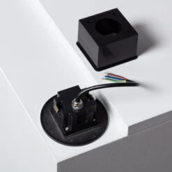 Edit Grasset Warm White LED Round Wall Light - Black -LumiCraft Sales Store E2959 06