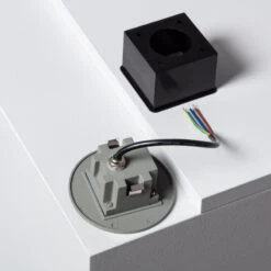 Edit Grasset Round Warm White LED Spot Wall Light - Grey -LumiCraft Sales Store E2978 06