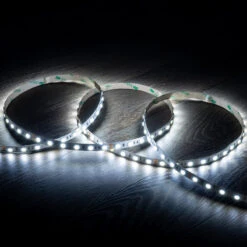 5M IP20 24V DC Daylight White LED Strip Kit With Touch Dimmer Controller And Power Supply