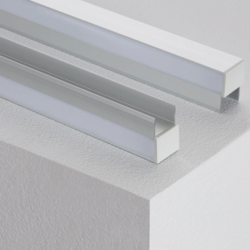 2M Aluminium Shelf Profile With Continuous Cover For LED Strips 6 2M Aluminium Shelf Profile With Continuous Cover For LED Strips - Image 4