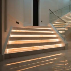 2M Grey Semi-circular Aluminium Surface Profile With Translucide Cover For Double LED Strips Up To 12mm -LumiCraft Sales Store E30749 0012