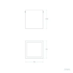 Edit 6W Flush Wall Light - Natural -LumiCraft Sales Store E3078 008