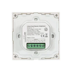 Wall Mounted RF Remote For LED Monchrome 4 RF Zone Dimmers Mi Boxer T1 9 Wall Mounted RF Remote For LED Monchrome 4 RF Zone Dimmers Mi Boxer T1 -LumiCraft Sales Store E32572 03