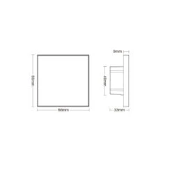 Wall Mounted RF Remote For LED Monchrome 4 RF Zone Dimmers Mi Boxer T1 11 Wall Mounted RF Remote For LED Monchrome 4 RF Zone Dimmers Mi Boxer T1 -LumiCraft Sales Store E32572 05