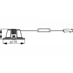 PHILIPS Ledinaire Round 12W Cool White LED Downlight Cutout 150mm IP54 DN070B -LumiCraft Sales Store E33958 03