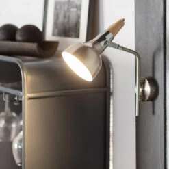 Edit Adjustable Emer Wall Light - Silver -LumiCraft Sales Store E3483 003