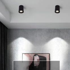 Edit New Onuba 30W Round Daylight LED Ceiling Spotlight - Black -LumiCraft Sales Store E3510 02