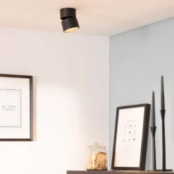 Edit New Onuba 30W Round Daylight LED Ceiling Spotlight - Black -LumiCraft Sales Store E3510 11