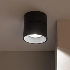 Edit New Onuba 30W Round Daylight LED Ceiling Spotlight - Black -LumiCraft Sales Store E3510 15