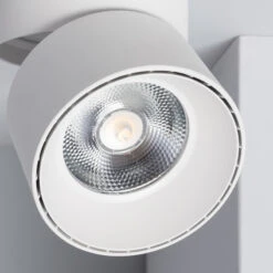 Edit New Onuba 30W Round Cool White LED Ceiling Spotlight - White -LumiCraft Sales Store E3511 05