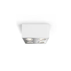 Philips Box Warmglow 18W Four Spotlight LED Ceiling Light - White