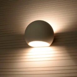 Sollux Globe Up & Down Wall Light - White -LumiCraft Sales Store E3580 006
