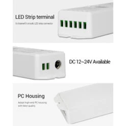 5 In 1 WiFi LED Controller For Monochrome/CCT/RGB/RGBW/RGBW/RGBWW 12/24V DC LED Strip MiBoxer -LumiCraft Sales Store E35874 07