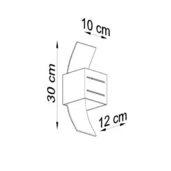 Sollux Loreto Wall Light - Grey -LumiCraft Sales Store E3589 008