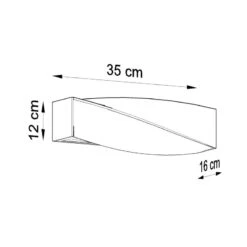 Sollux Mini Sigma Up & Down Wall Light - White -LumiCraft Sales Store E3593 006
