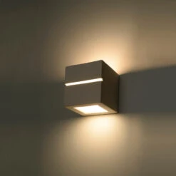 Sollux Leo Line Up & Down Wall Light - White -LumiCraft Sales Store E3594 003