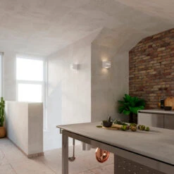 Sollux Leo Line Up & Down Wall Light - White -LumiCraft Sales Store E3594 006