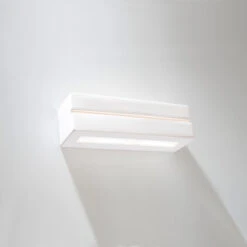 Sollux Vega Line Up & Down Wall Light - White