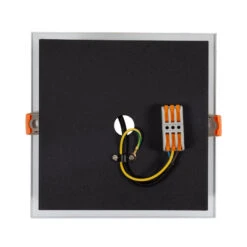 Square Adjustable Downlight Kardan Cutout 165x165mm With 15W Cool White AR111 LED Bulb - Black & White -LumiCraft Sales Store E36435 06