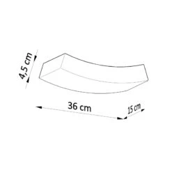 Sollux Hattor Wall Light 300mm - White -LumiCraft Sales Store E3660 003