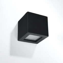 Sollux Leo Up & Down Wall Light - Black