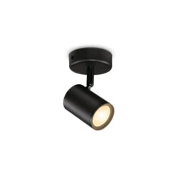WiZ Imageo LED Dimmable CCT Selectable 4.9W Single Spotlight - Black