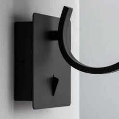 Edit Kuombi Metal Wall Light With Fabric Shade - Black -LumiCraft Sales Store E3813 005