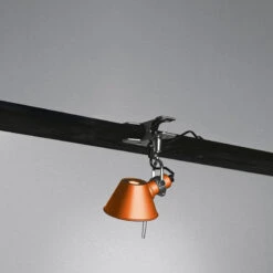 Artemide Tolomeo LED Task Lamp With Plug - Orange