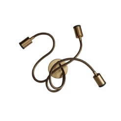 Creative-Cables Mini Spotlight Metal LED Wall Light - Satin Brass -LumiCraft Sales Store E3881 002