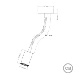 Creative-Cables Flex 30 Mini Spotlight LED Wall Light - Satin Titanium -LumiCraft Sales Store E3883 006