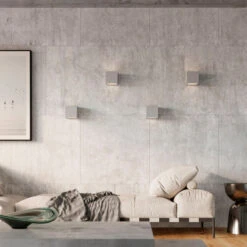 Sollux Leo Concrete Up & Down Wall Light - Grey -LumiCraft Sales Store E3890 003